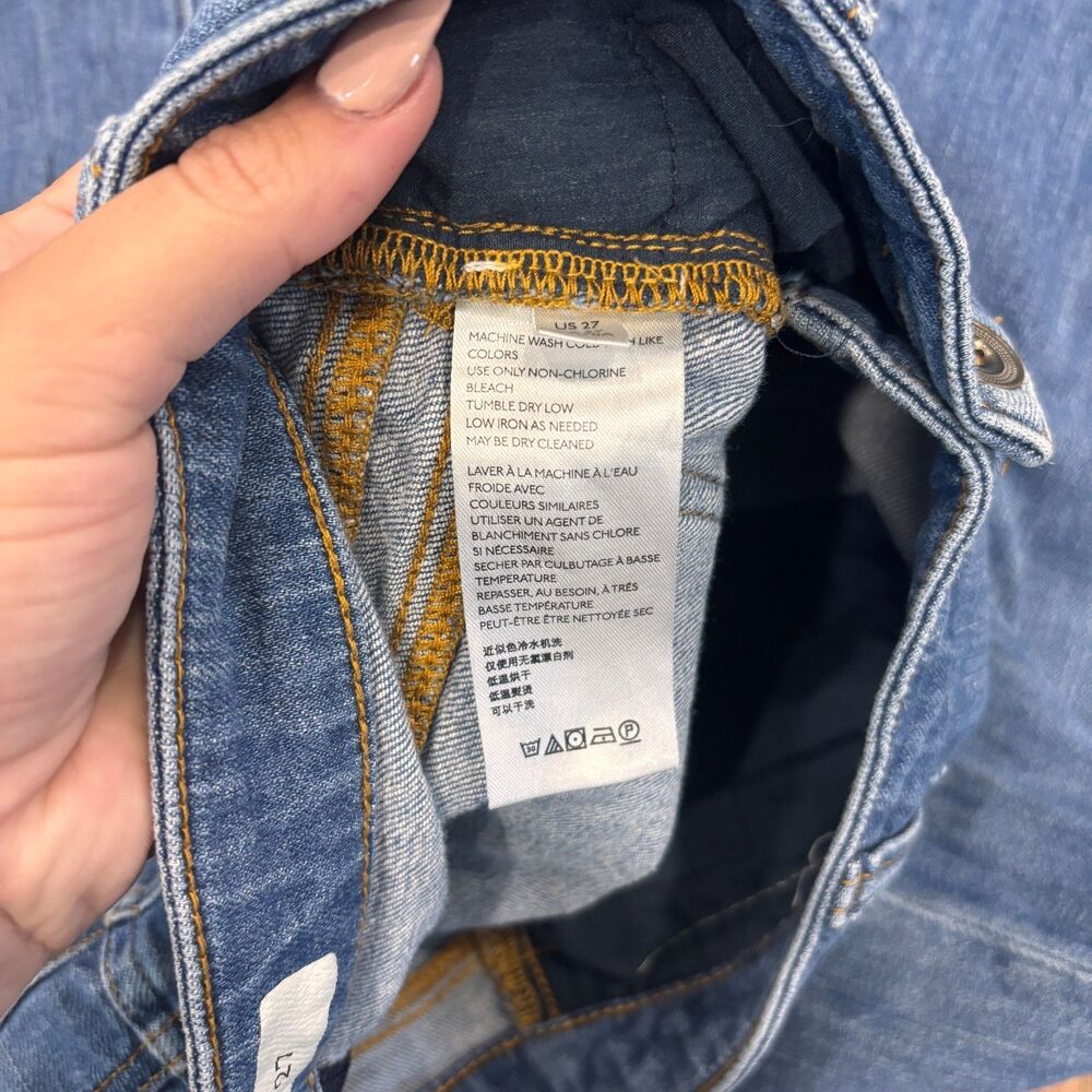Anthropologie Pilcro High-Rise Wide-Leg Soft Trouser Jeans Size 27 Boho Festival - Picture 5 of 10